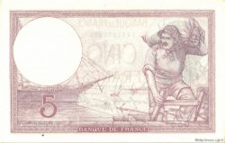 5 Francs FEMME CASQUÉE modifié FRANCE  1939 F.04.10 UNC