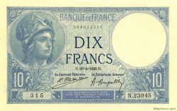10 Francs MINERVE FRANCIA  1926 F.06.10 SC