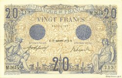 20 Francs BLEU FRANCE  1912 F.10.02 XF+