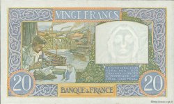 20 Francs TRAVAIL ET SCIENCE FRANKREICH  1940 F.12.05 VZ+