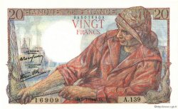 20 Francs PÊCHEUR FRANKREICH  1945 F.13.10 ST
