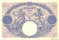 50 Francs BLEU ET ROSE FRANCE  1920 F.14.33 SUP+