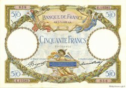 50 Francs LUC OLIVIER MERSON type modifié FRANCE  1933 F.16.04 AU-