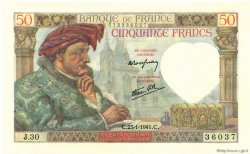 50 Francs JACQUES CŒUR FRANCE  1941 F.19.05