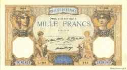 1000 Francs CÉRÈS ET MERCURE FRANCE  1932 F.37.07 AU-