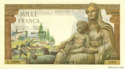 1000 Francs DÉESSE DÉMÉTER FRANCIA  1943 F.40.40