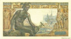 1000 Francs DÉESSE DÉMÉTER FRANKREICH  1943 F.40.40 ST