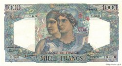 1000 Francs MINERVE ET HERCULE FRANKREICH  1949 F.41.26 fST