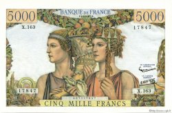 5000 Francs TERRE ET MER FRANCE  1957 F.48.14 SPL