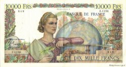 10000 Francs GÉNIE FRANÇAIS FRANCIA  1951 F.50.47 MBC+
