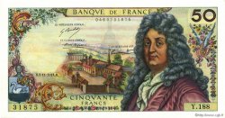 50 Francs RACINE FRANCIA  1971 F.64.19 FDC