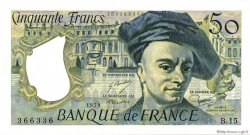 50 Francs QUENTIN DE LA TOUR FRANCIA  1979 F.67.04 FDC