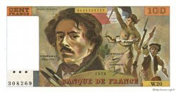 100 Francs DELACROIX modifié FRANCIA  1979 F.69.03 FDC