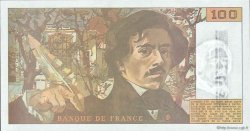 100 Francs DELACROIX imprimé en continu FRANCE  1990 F.69bis.01bF- NEUF
