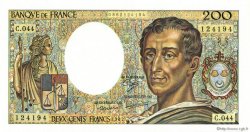 200 Francs MONTESQUIEU FRANKREICH  1987 F.70.07