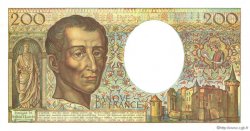 200 Francs MONTESQUIEU FRANCE  1990 F.70.10b UNC