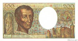 200 Francs MONTESQUIEU FRANCE  1991 F.70.11 UNC-
