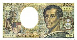 200 Francs MONTESQUIEU Modifié FRANCE  1994 F.70/2.02 UNC-