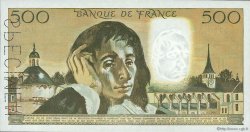 500 Francs PASCAL FRANCIA  1968 F.71.01Spn FDC