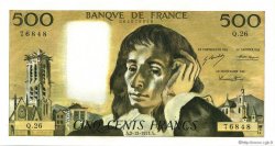 500 Francs PASCAL FRANKREICH  1971 F.71.07 fST
