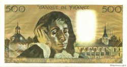 500 Francs PASCAL FRANCE  1973 F.71.09 XF
