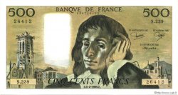 500 Francs PASCAL FRANCE  1986 F.71.34 AU+
