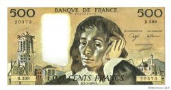 500 Francs PASCAL FRANCE  1989 F.71.41 UNC-