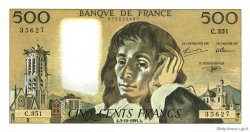500 Francs PASCAL FRANKREICH  1991 F.71.48