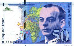 50 Francs SAINT-EXUPÉRY FRANKREICH  1992 F.72.01aA