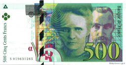 500 Francs PIERRE ET MARIE CURIE Sans le symbole du Radium FRANKREICH  1994 F.76f3.01 ST