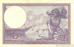 5 Francs FEMME CASQUÉE FRANCE  1919 F.03.03 XF+