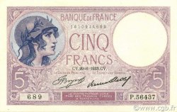 5 Francs FEMME CASQUÉE FRANCE  1933 F.03.17 AU+