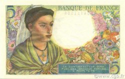 5 Francs BERGER FRANKREICH  1943 F.05.04 ST