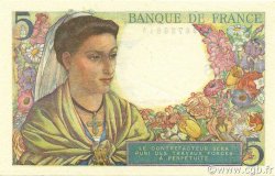 5 Francs BERGER FRANCE  1947 F.05.07a UNC-
