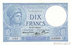 10 Francs MINERVE modifié FRANCIA  1941 F.07.28 AU