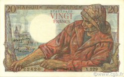 20 Francs PÊCHEUR FRANCIA  1949 F.13.16 AU