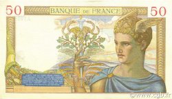 50 Francs CÉRÈS modifié FRANCE  1938 F.18.10 UNC-
