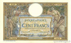 100 Francs LUC OLIVIER MERSON sans LOM FRANKREICH  1919 F.23.11 VZ