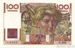 100 Francs JEUNE PAYSAN FRANCIA  1949 F.28.21 q.FDC