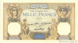 1000 Francs CÉRÈS ET MERCURE FRANCE  1931 F.37.06 XF+