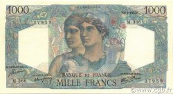 1000 Francs MINERVE ET HERCULE FRANCE  1947 F.41.18 AU+