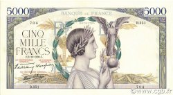 5000 Francs VICTOIRE Impression à plat FRANCIA  1939 F.46.13 EBC