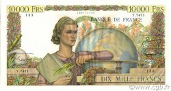 10000 Francs GÉNIE FRANÇAIS FRANCIA  1954 F.50.72 SC