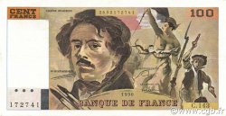 100 Francs DELACROIX imprimé en continu FRANCE  1990 F.69bis.01bC