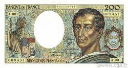 200 Francs MONTESQUIEU FRANCIA  1981 F.70.01