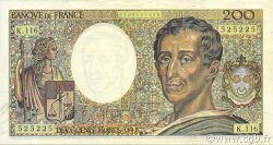 200 Francs MONTESQUIEU FRANCE  1992 F.70.12b UNC-
