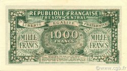 1000 Francs MARIANNE chiffres maigres FRANCE  1945 VF.13.02 UNC