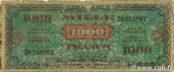1000 Francs DRAPEAU FRANKREICH  1944 VF.22.01 SGE