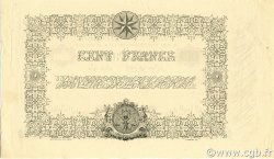 100 Francs Essai ARGELIA  1852 P.010s SC
