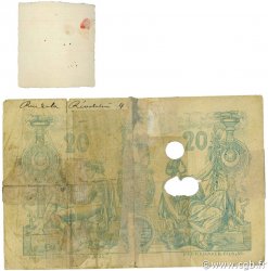 20 Francs Faux ALGERIEN  1887 P.015x fS